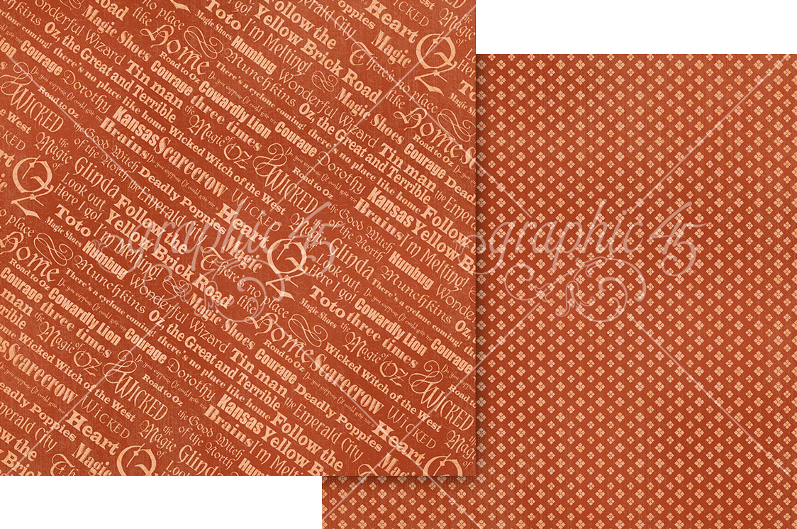 Graphic 45 Wonder of Oz 12×12 Collection Pack – SKU 4503121