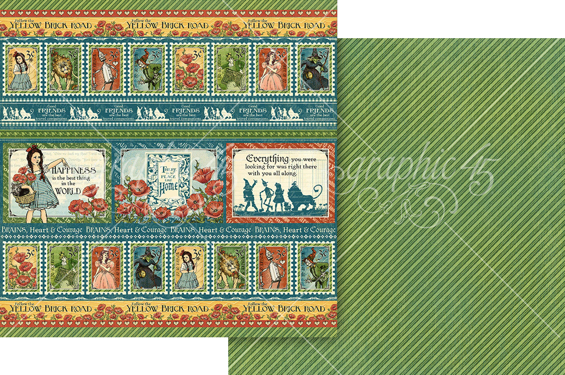 Graphic 45 Wonder of Oz 12×12 Collection Pack – SKU 4503121