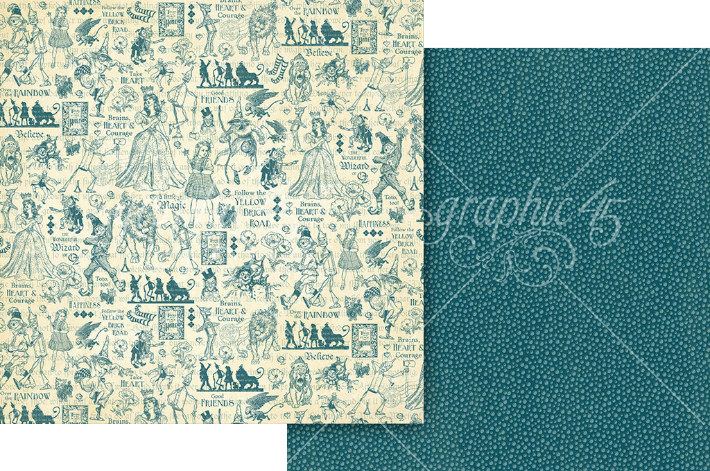 Graphic 45 Wonder of Oz 12×12 Collection Pack – SKU 4503121