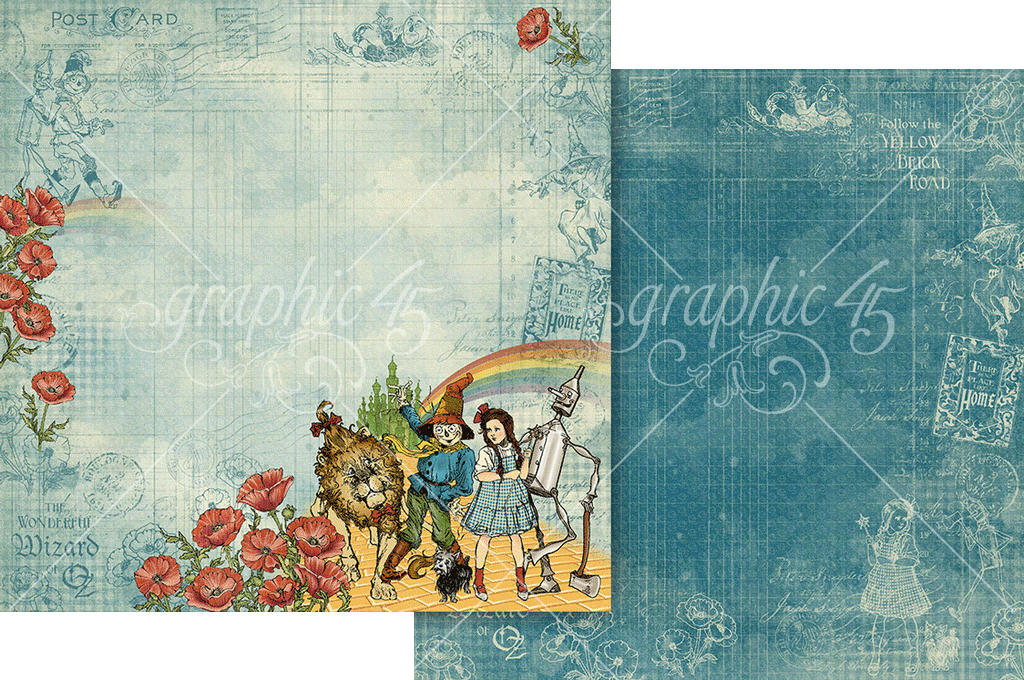 Graphic 45 Wonder of Oz 12×12 Collection Pack – SKU 4503121