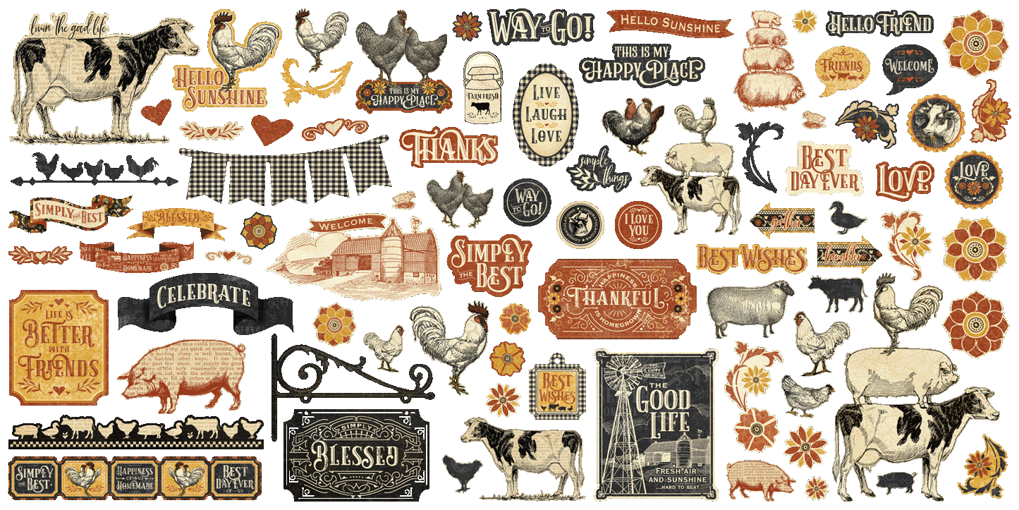 Graphic 45 Farmhouse Keepsake Edition - SKU 4503149