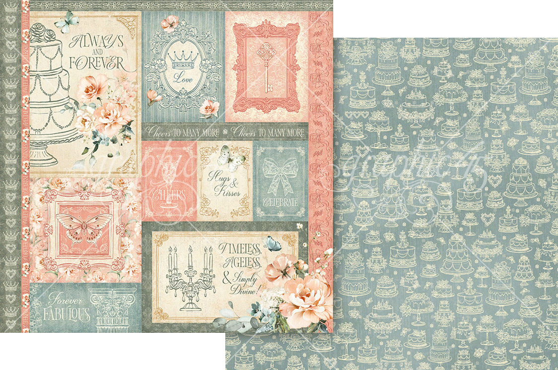 Graphic 45 Always & Forever 8×8 Collection Pack – SKU: 4503173