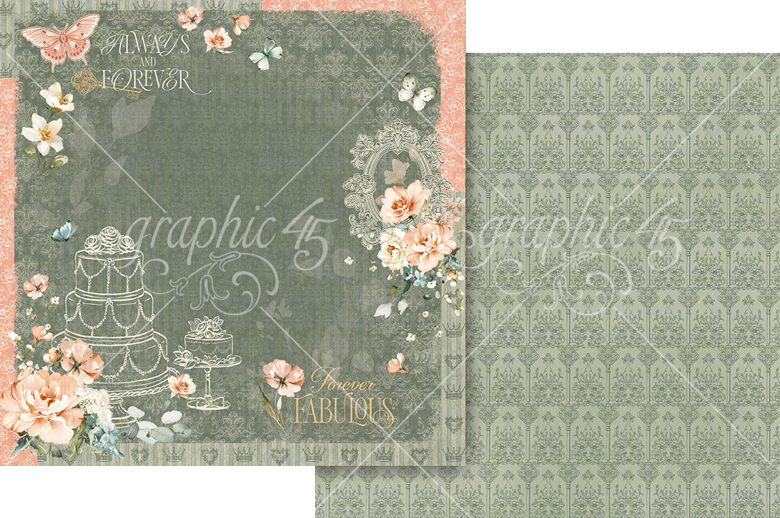 Graphic 45 Always & Forever 8×8 Collection Pack – SKU: 4503173