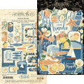 Graphic 45 Scenic Route Chipboard Pieces, Tags & Frames – SKU 4503199