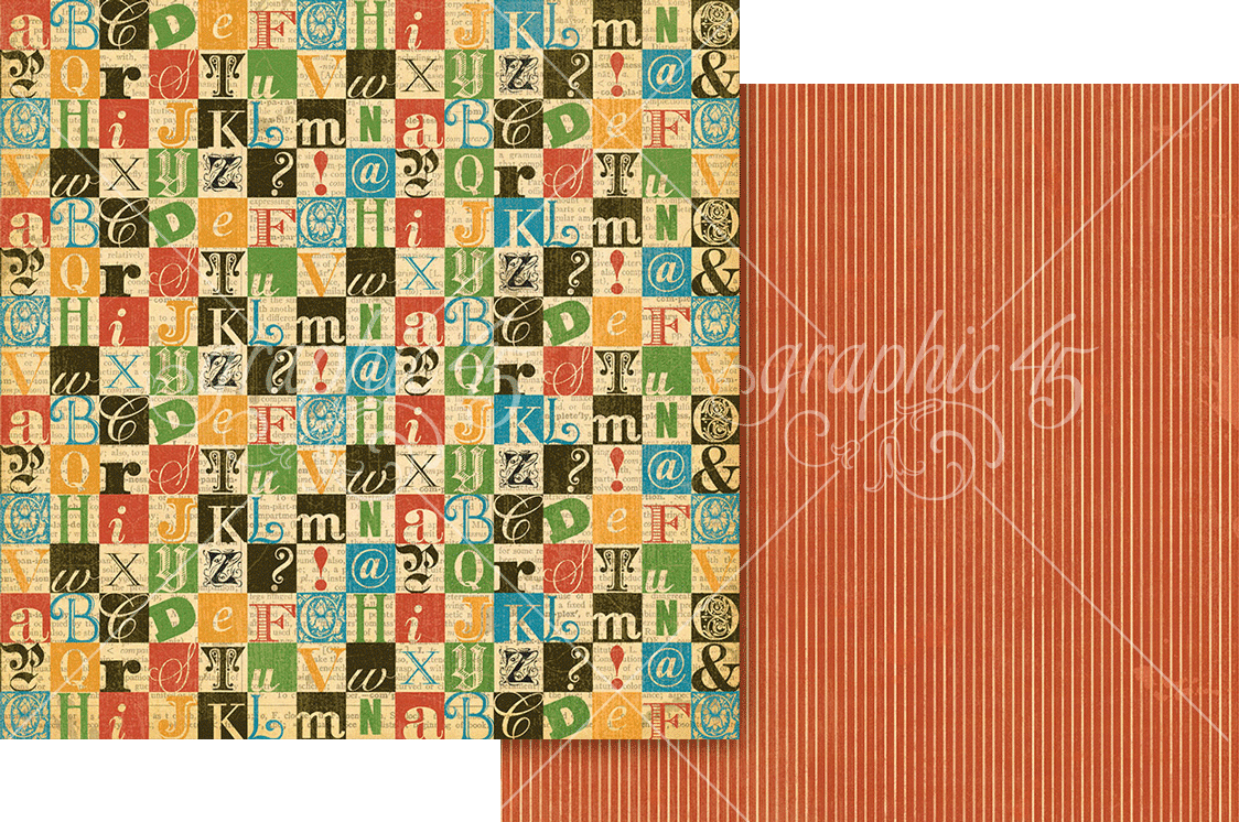 Graphic 45 Typography Keepsake Edition - SKU 4303202