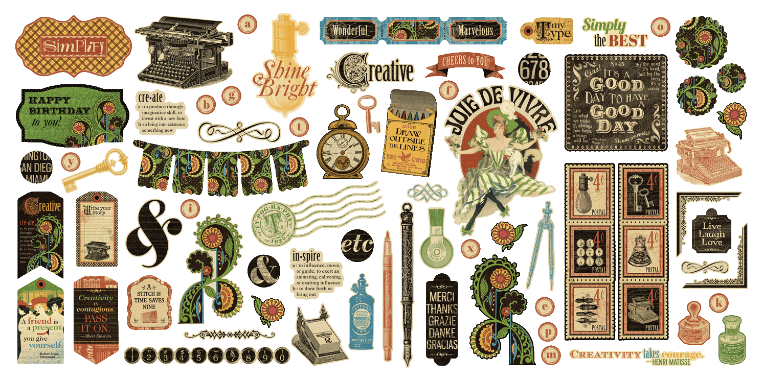 Graphic 45 Typography Keepsake Edition - SKU 4303202