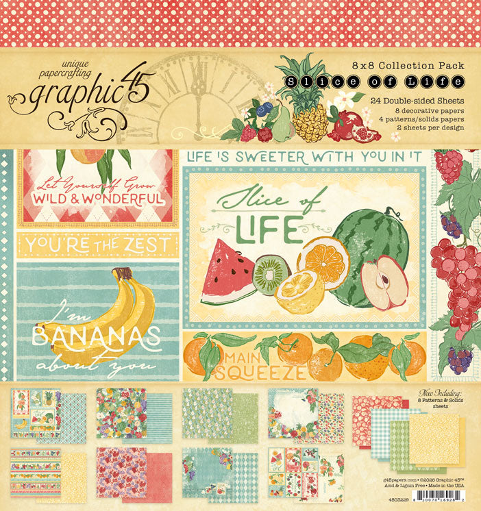 Graphic 45 Slice of Life 8x8 Collection Pack – SKU 4503229