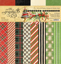 Graphic 45 - Merry-ful Greetings 12×12 Plaids and Stripes Pack – SKU: 4503283