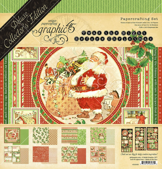 Graphic 45 Twas the Night Before Christmas 12x12 Collector's Edition-SKU 4502496 image 0