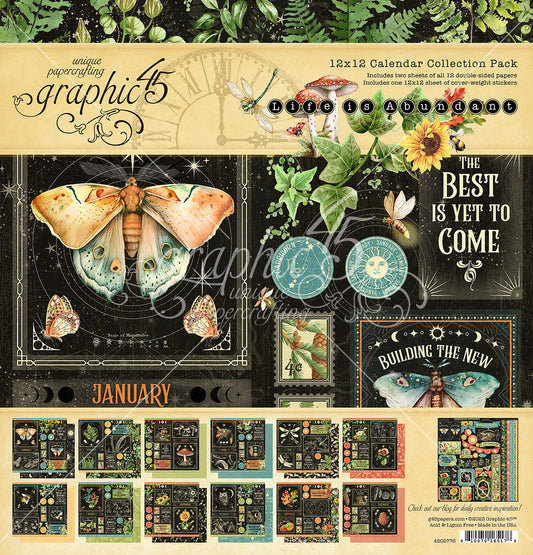Graphic 45 Life is Abundant 12×12 Collection Pack – SKU 4502776 image 0