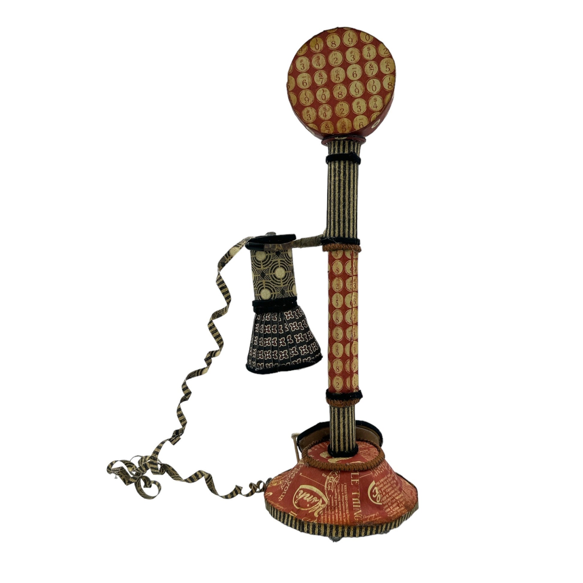 Handcrafted Communique Old Fashioned Telephone & Album Paper Creation image 2