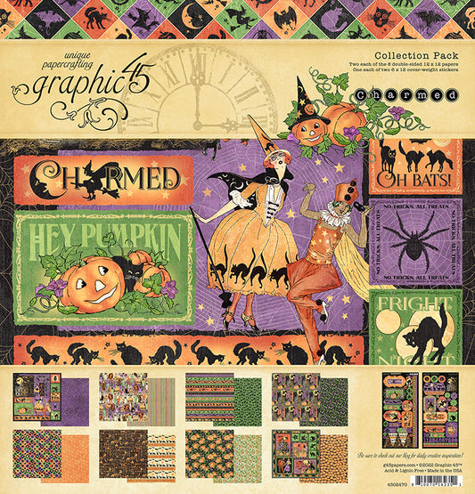 Graphic 45 Charmed 12×12 Collection Pack – SKU 4502470 image 0
