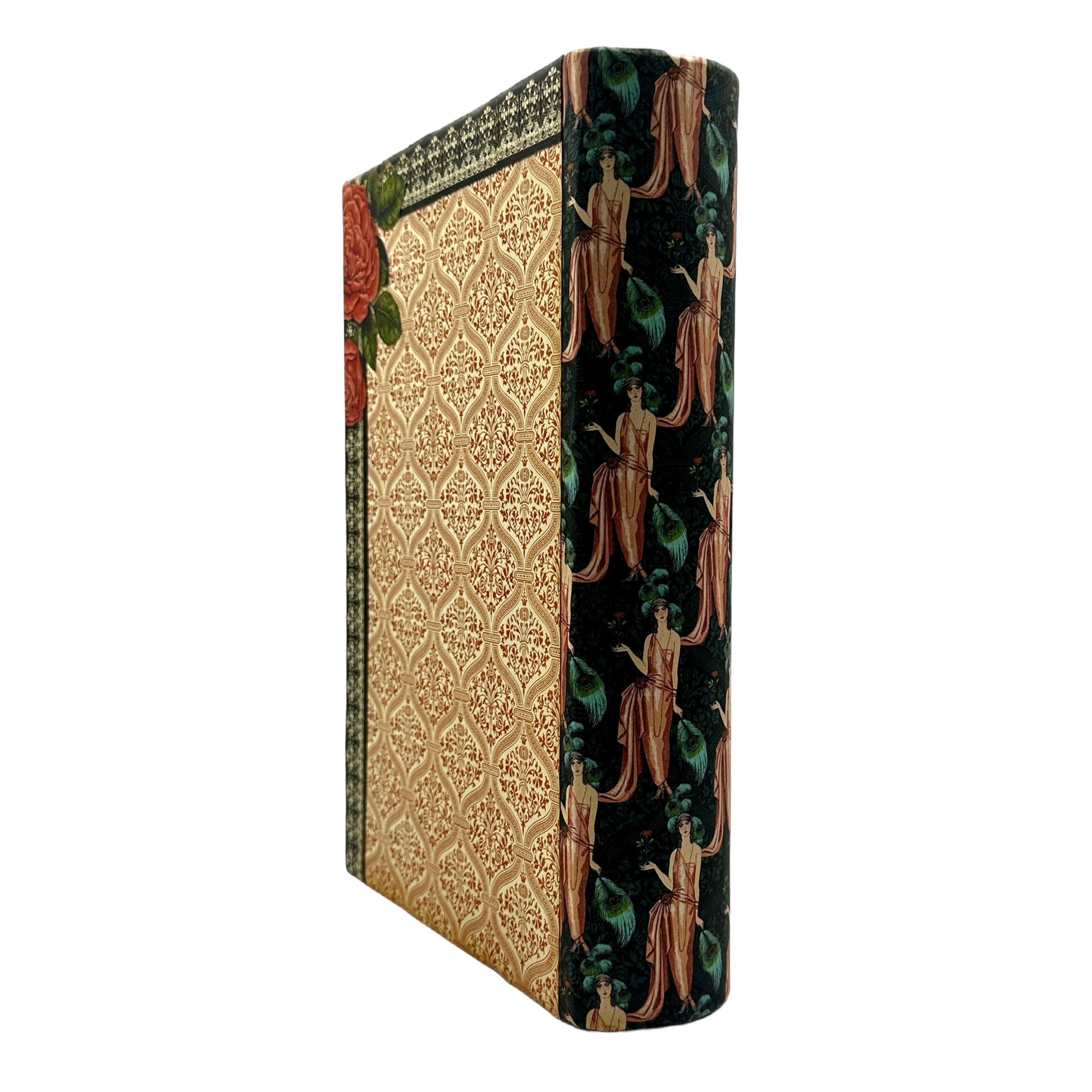 Handcrafted Couture Altered Art Faux Book Frame Jewelry Box image 3