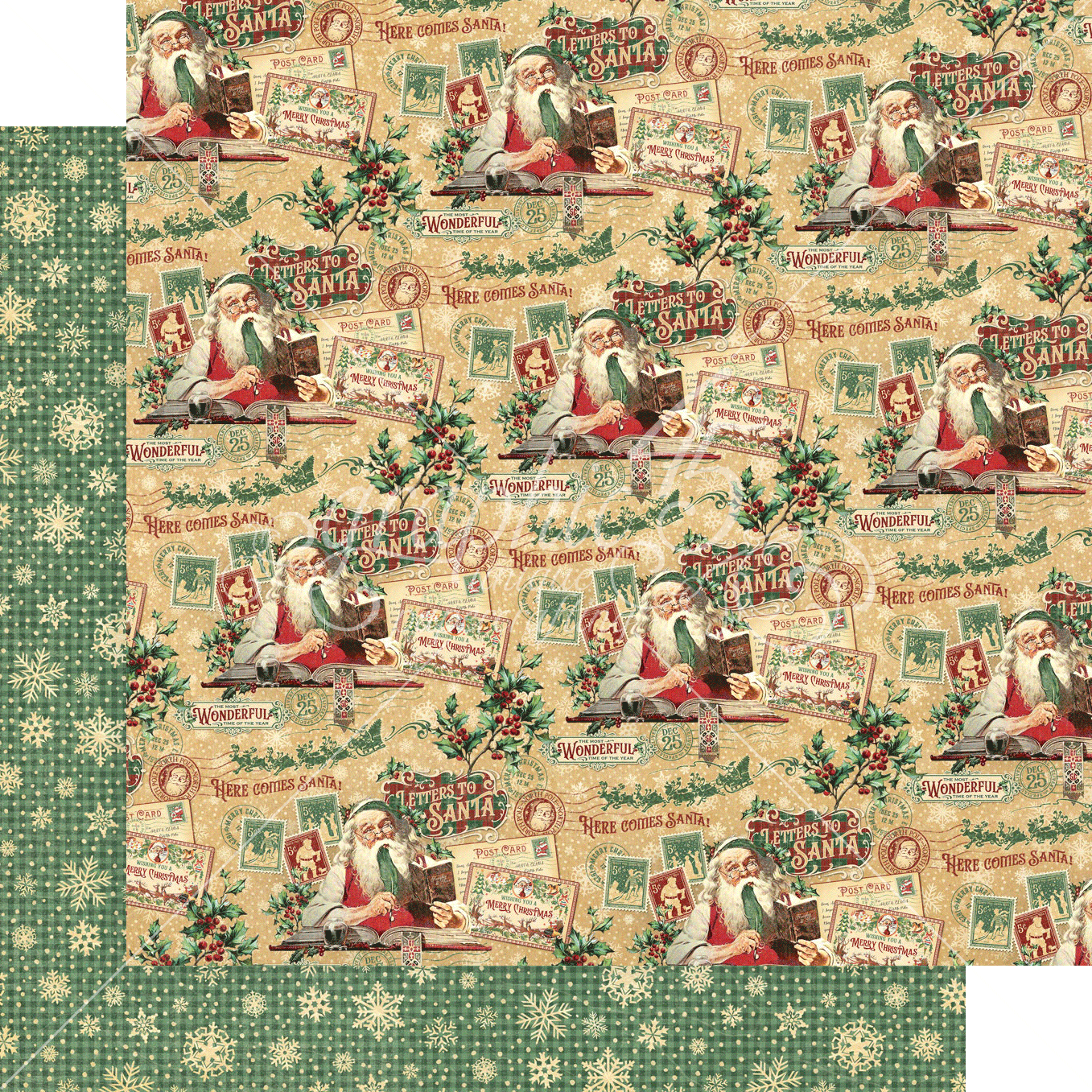 Graphic 45 Letters to Santa 12x12 Collection Pack with Stickers - SKU 4502697 image 7