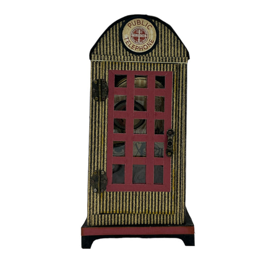 Handcrafted Communique Telephone Booth and Mini Album Creation image 1