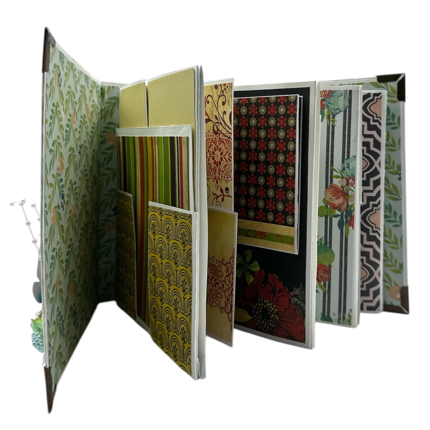 Handcrafted Treasure the Moment One-of-a-Kind Mini Album Paper Creation image 3