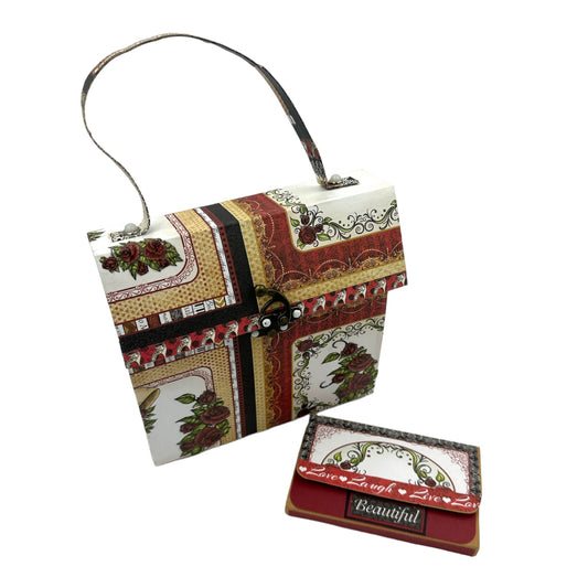 Handcrafted All Glammed Up Inspired Handbag Paper Creation image 0