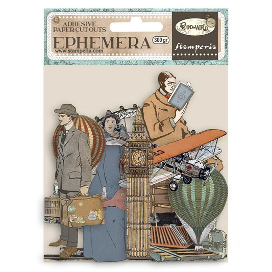 Stamperia Around the World Collection Ephemera - SKU DFLCT21 image 0