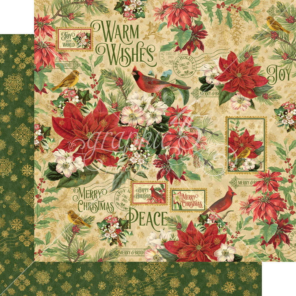 Graphic 45 Warm Wishes 12x12 Collection Pack - SKU 4502489 image 8