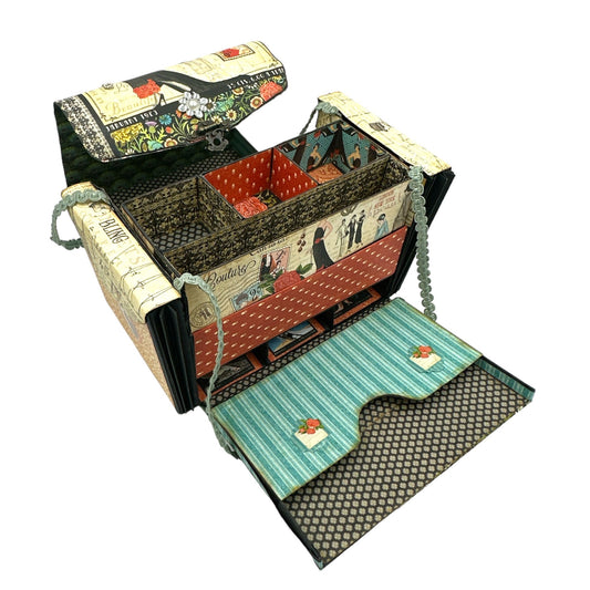 Handcrafted Couture Bag Paper Creation image 1