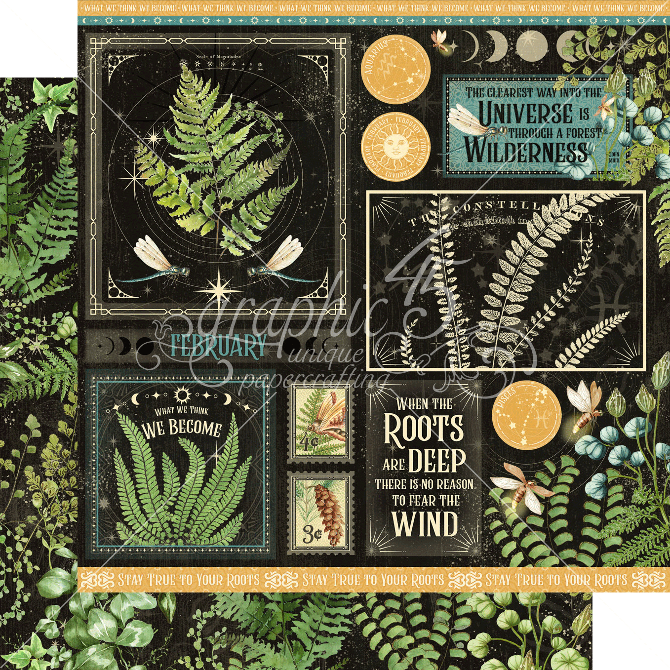 Graphic 45 Life is Abundant 8x8 Collection Pack – SKU 4502775 image 10