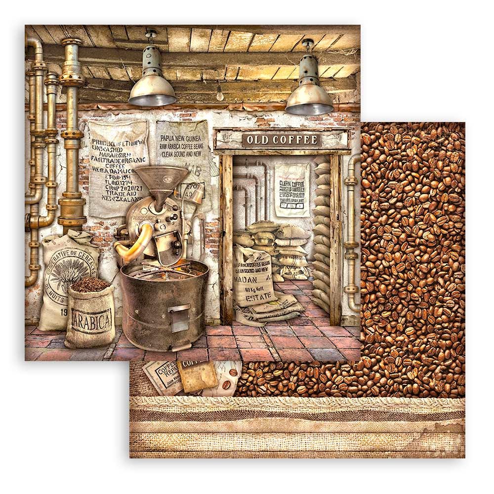Stamperia Coffee and Chocolate Collection 12x12 Scrapbooking Pad - SKU SBBL144 image 9