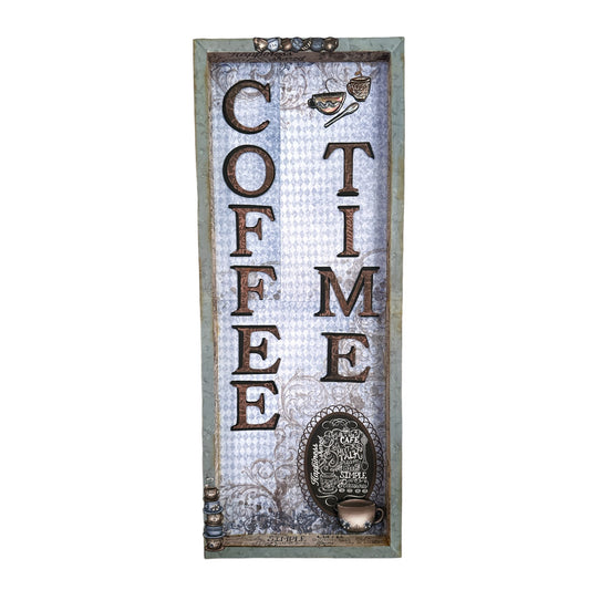 Handcrafted Coffee Talk Coffee Time Wall Art Paper Creation image 0