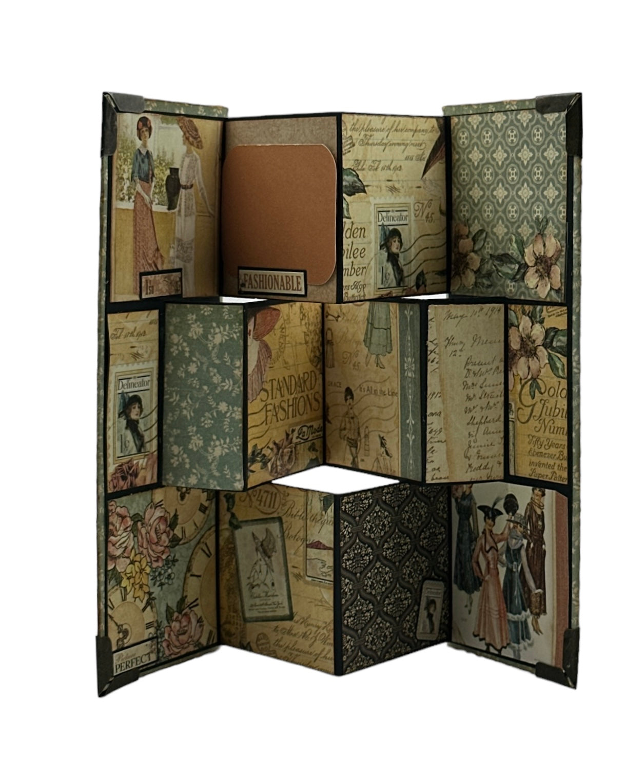 Handcrafted A Ladies Diary Jewelry Box Altered Art Paper Creation image 10
