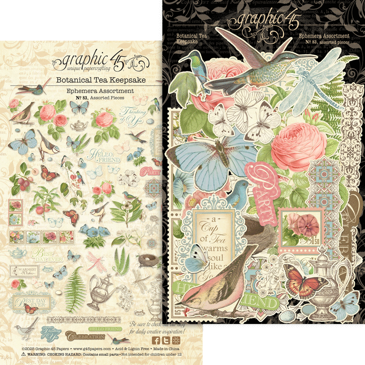 Graphic 45 Botanical Tea Keepsake Edition - SKU 4503100