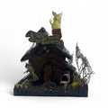 Handcrafted Halloween in Wonderland Haunted House Paper Creation