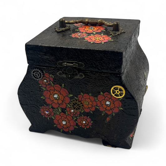 Handcrafted Steampunk Spells Box and Mini Album Altered Art Creation