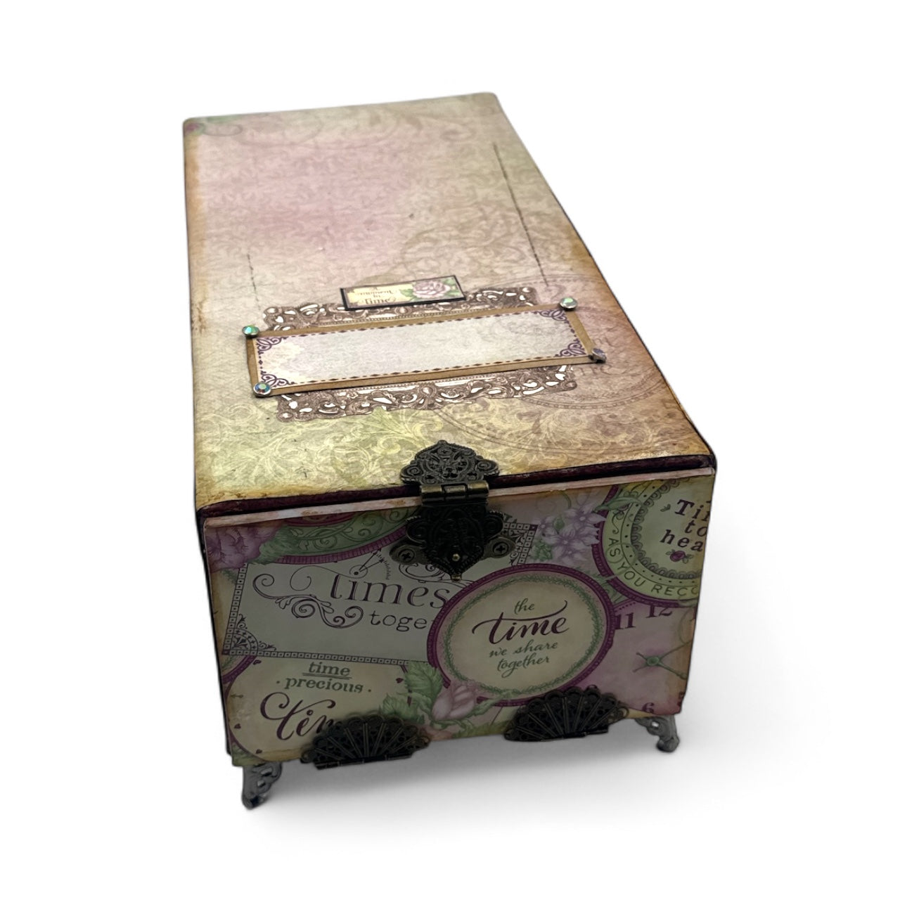 Handcrafted Moments in Time Altered Art Mini Album Box