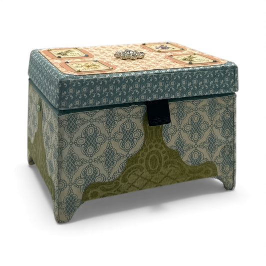 Handcrafted Secret Garden Altered Art Music Box