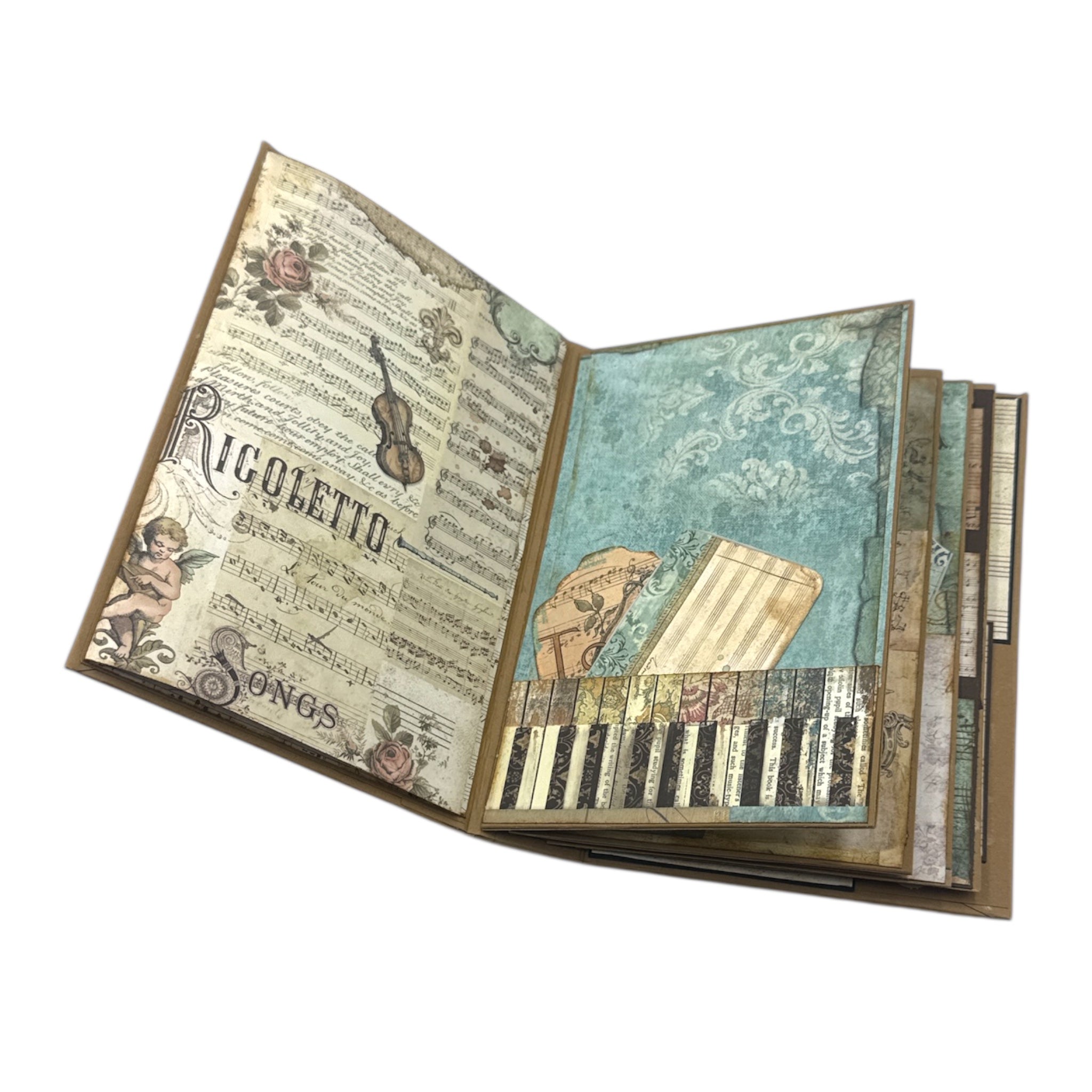 Handcrafted Music Inspired Vintage Style Gramophone Paper Creation