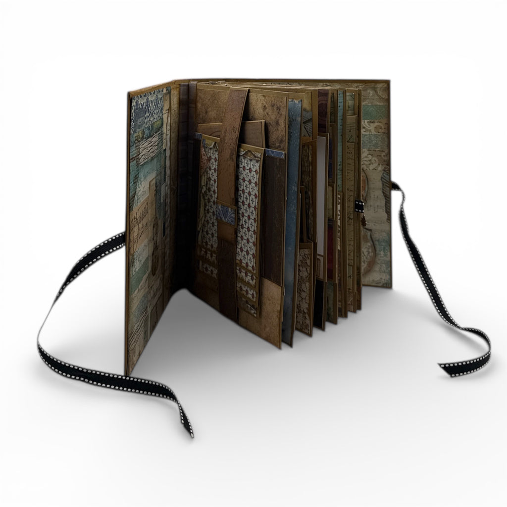 Handcrafted Vintage Faux Book Inspired Mini Album