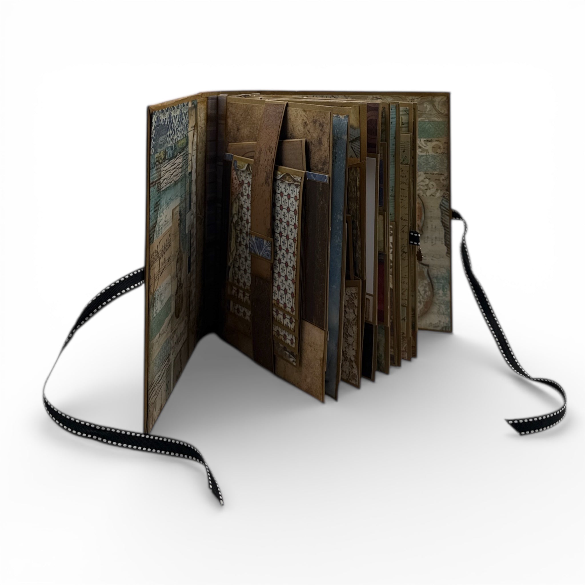 Handcrafted Vintage Faux Book Inspired Mini Album
