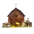 Handcrafted Barn and Farm Scene Diorama Paper Creation