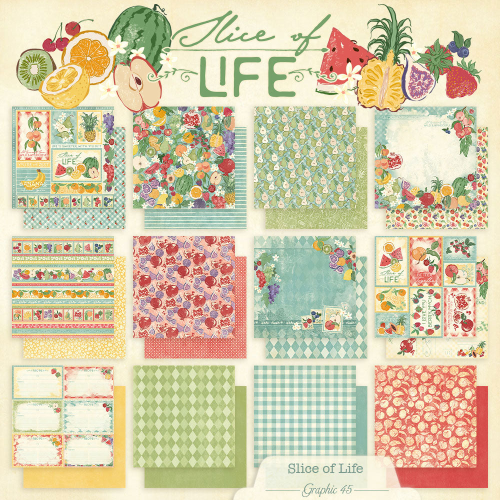 Graphic 45 Slice of Life 8x8 Collection Pack – SKU 4503229