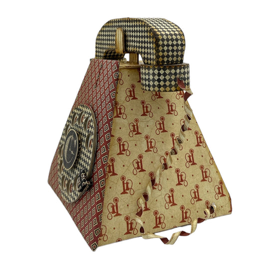 Handcrafted Communique Old Fashioned Telephone Bank Paper Creation image 1