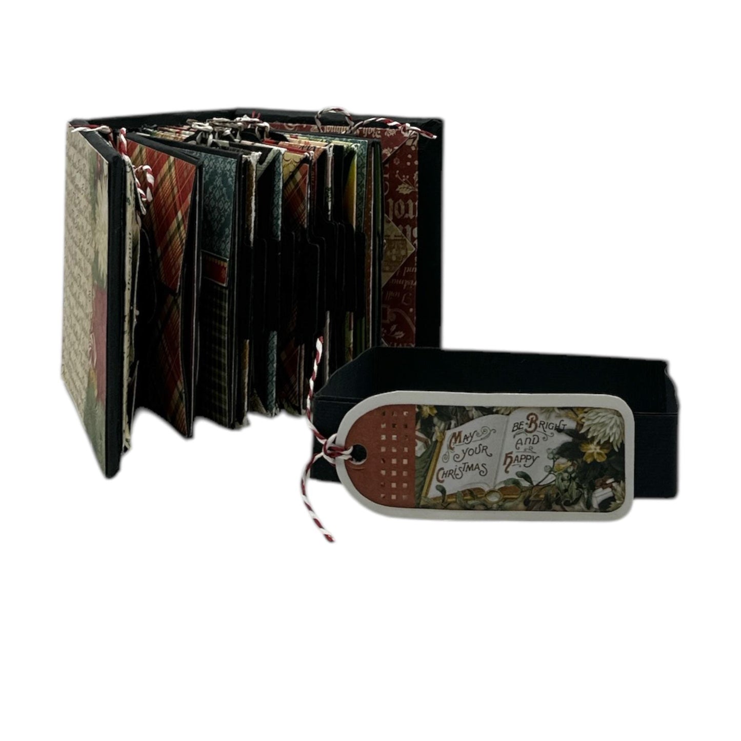 Handcrafted A Christmas Carol Church Paper Creation with Mini Album image 6