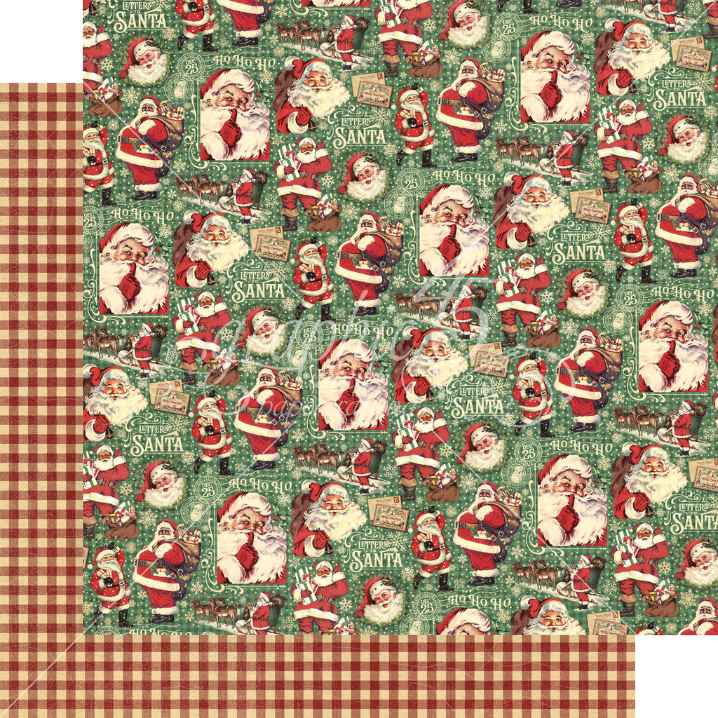 Graphic 45 Letters to Santa 12x12 Collection Pack with Stickers - SKU 4502697 image 3