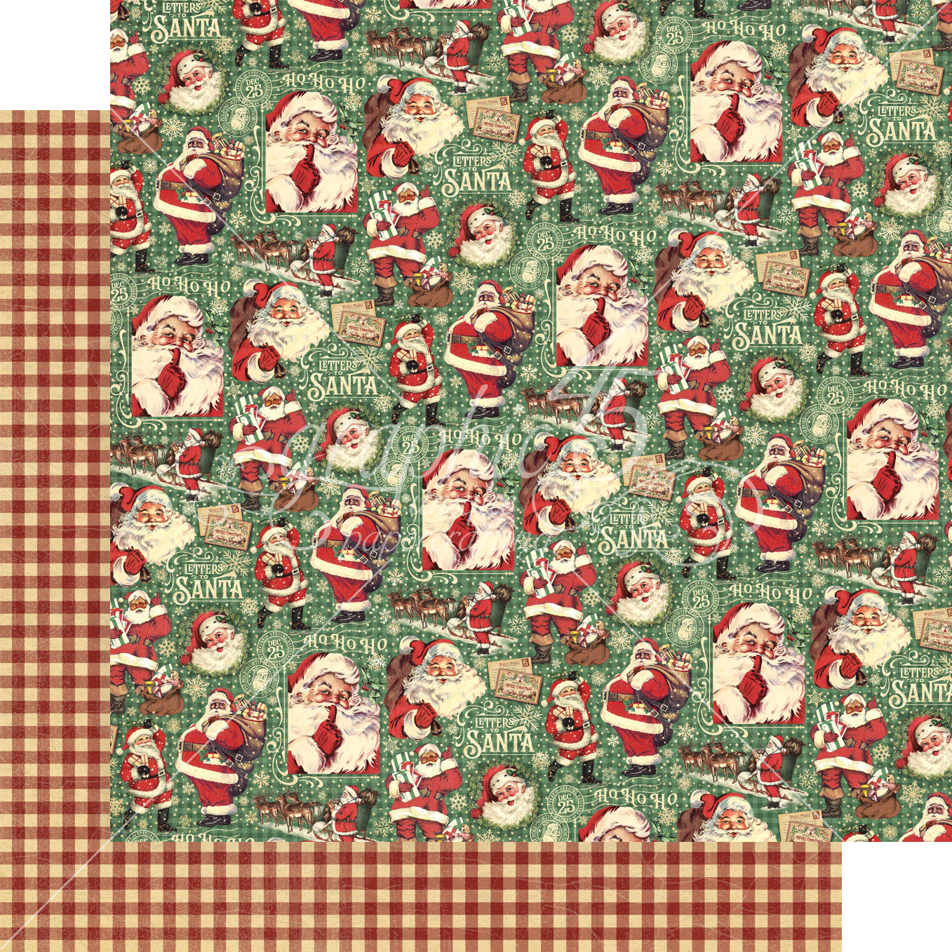 Graphic 45 Letters to Santa 12x12 Collection Pack with Stickers - SKU 4502697 image 3