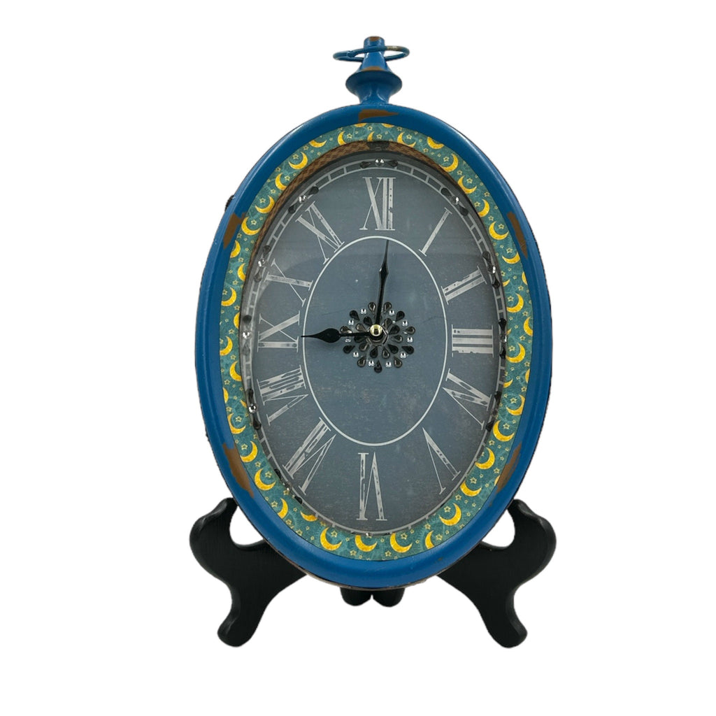 Handcrafted Steampunk Spells Altered Art Clock Paper Creation image 0