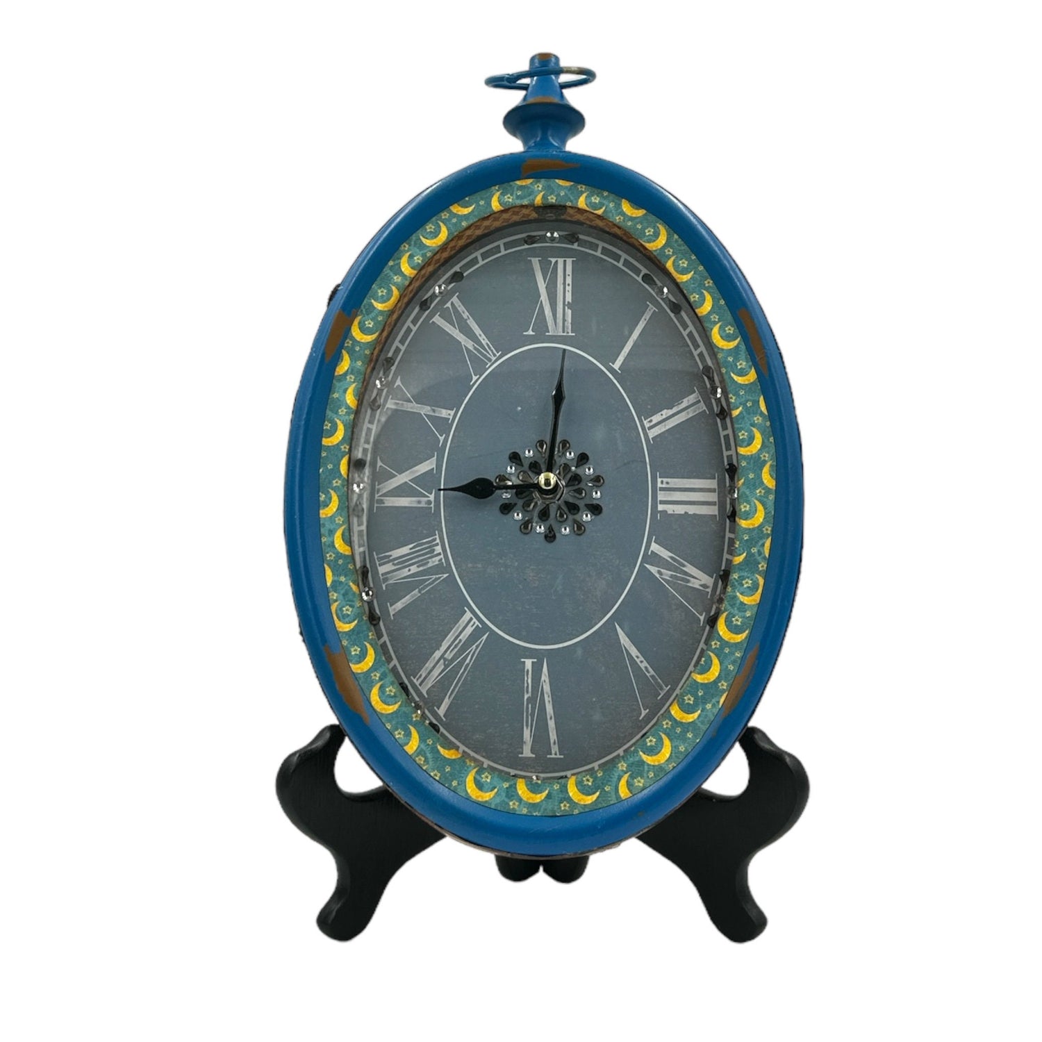 Handcrafted Steampunk Spells Altered Art Clock Paper Creation image 0