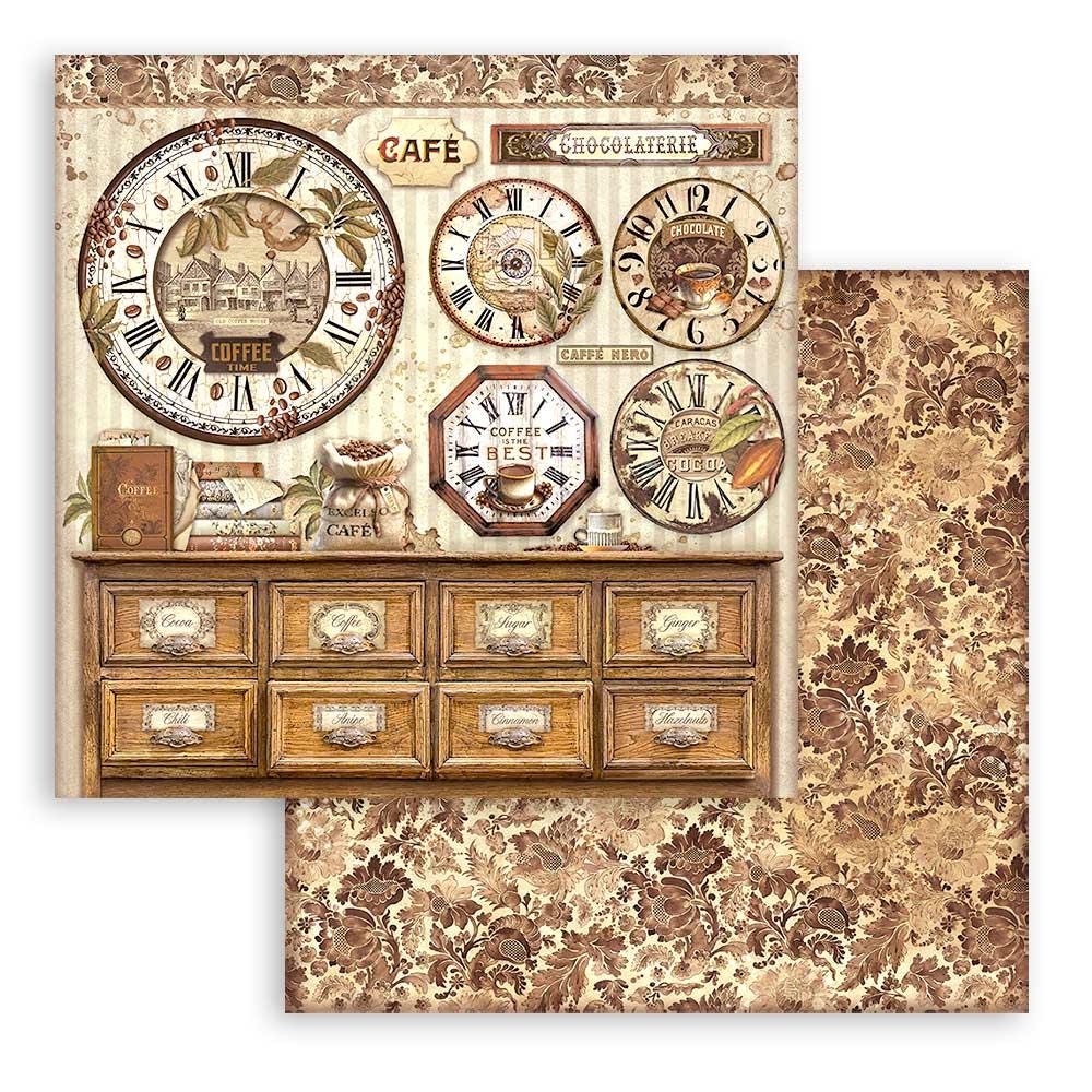 Stamperia Coffee and Chocolate Collection 12x12 Scrapbooking Pad - SKU SBBL144 image 6