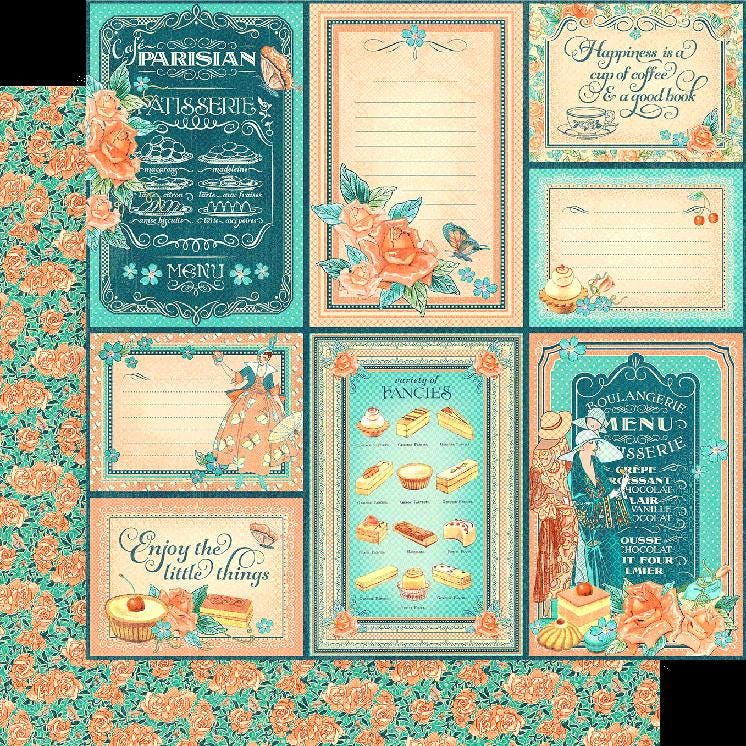 Graphic 45 Cafe Parisian 12x12 Deluxe Collector's Edition image 4