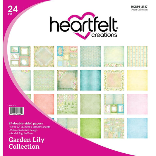 Heartfelt Creations Garden Lily Collection 12x12 Paper Pad - SKU HCDP1-2147 image 0