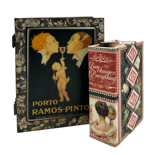 Handcrafted Mon Amour Keepsake Box Paper Creation and Mini Album image 0