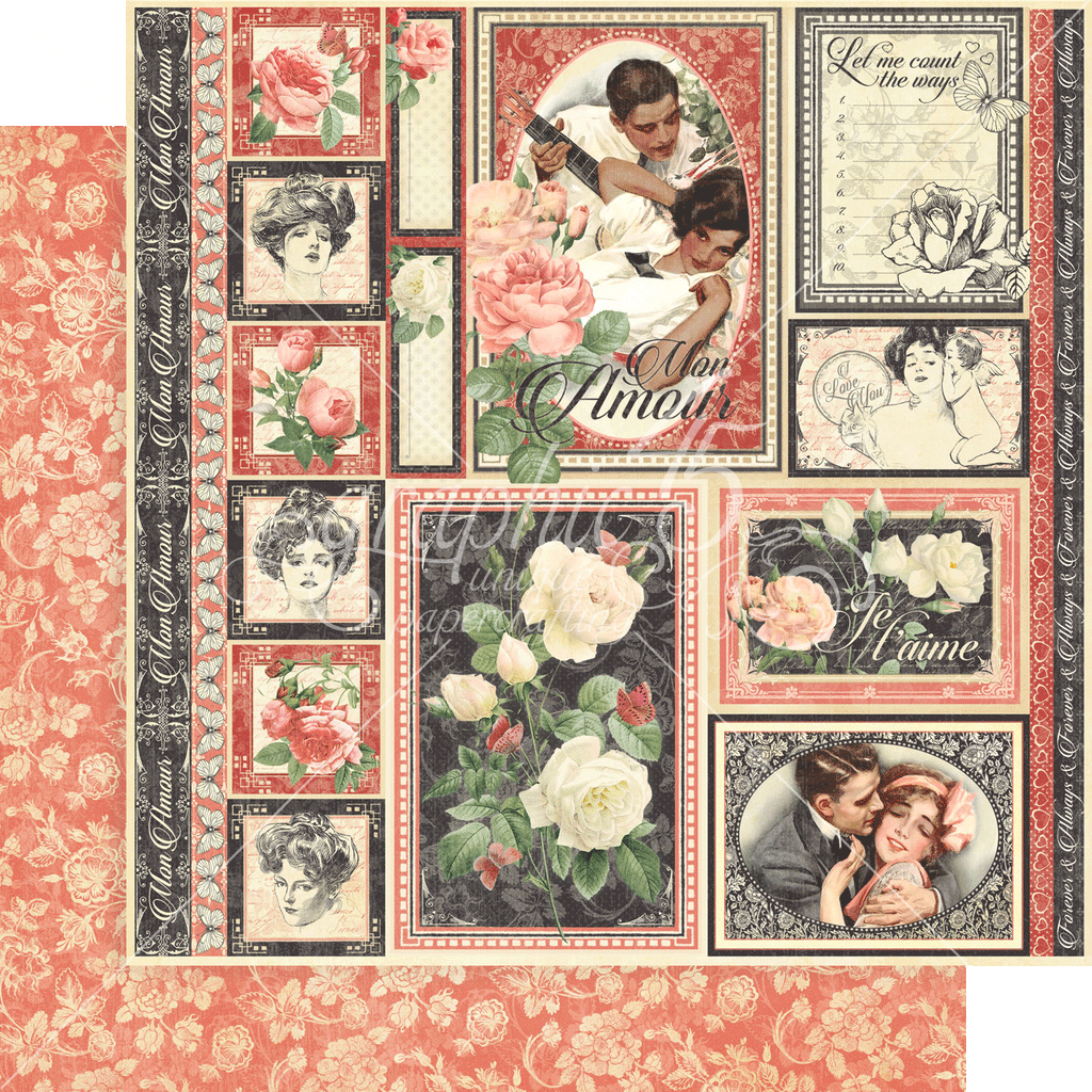 Graphic 45 Mon Amour 8x8 Collector's Edition - SKU 4502538 image 7