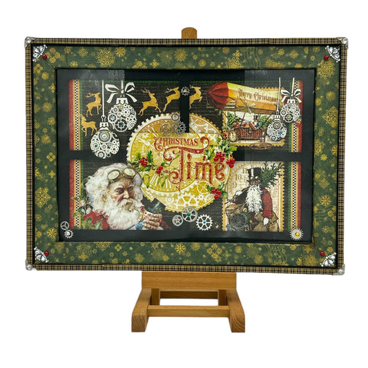 Handcrafted Christmas Time Wall Art Paper Creation image 0